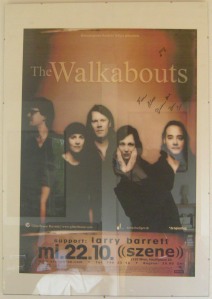 Walkabouts - Vienna (Szene)(22.10.2003) Signed Poster © Alex Melomane