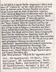 Al DiMeola - Wels (Schlachthof) Flyer Back (29.03.1988) © Alex Melomane