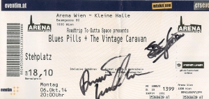Blues Pills - Vienna (Arena)(06.10.2014) Ticket © Alex Melomane