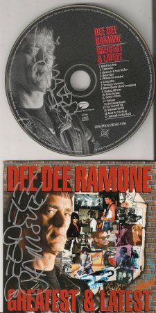Dee Dee Ramone - Signed Cover (25.03.2001) © Alex Melomane