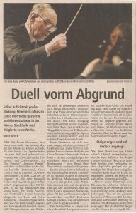 Ennio Morricone - Vienna (Stadthalle) (12.12.2007) Salzburger Nachrichten Review © Alex Melomane