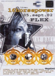 16 Horsepower – Vienna (Flex)(05.09.2002) Flyer © Alex Melomane