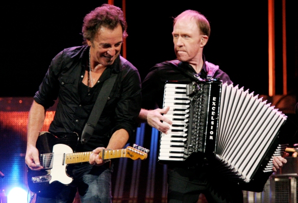 Bruce Springsteen & Danny Federici (23rd January 1950 – 17th April 2008) 
